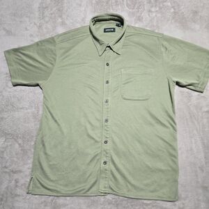 Orvis Button Up Shirt Green Mens Sz Large Fly Fishing Outdoors Fisherman